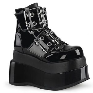 Chunky patent leather platform Demonias. Bear 104